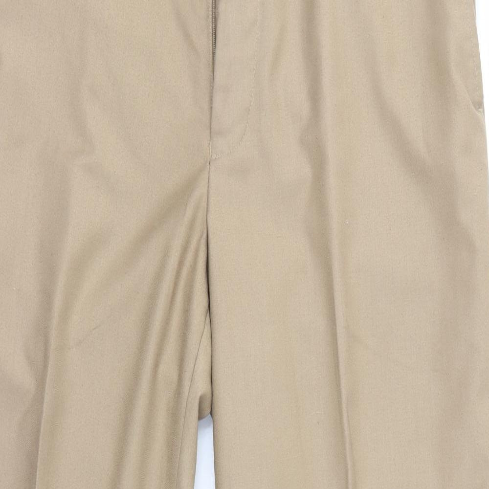 Skopes Mens Brown   Dress Pants Trousers Size 36 in L27 in