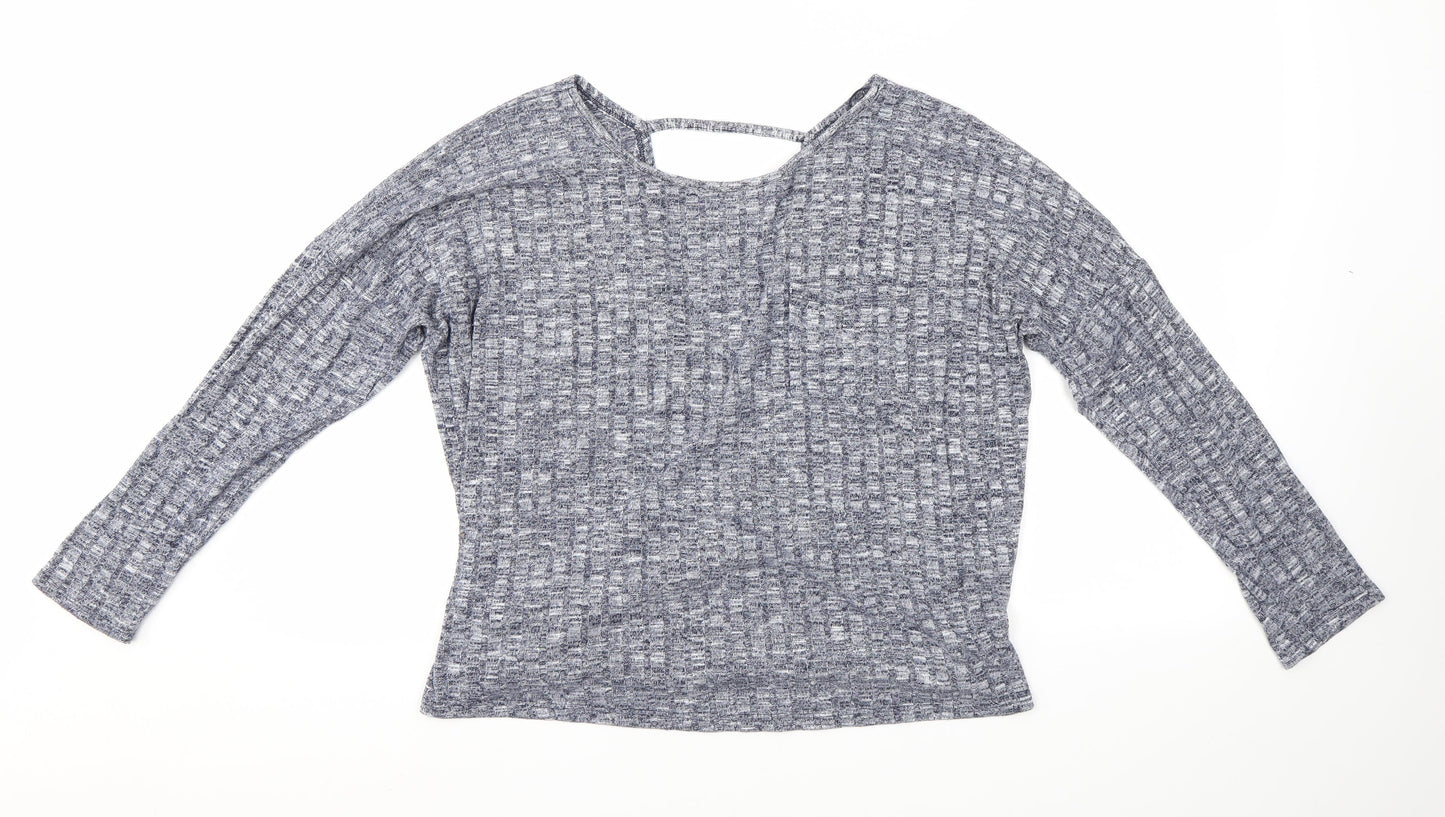 Womens UK Size M Matalan Blue Basic Blouse