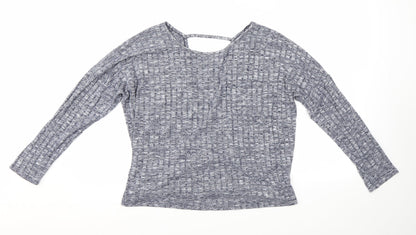 Womens UK Size M Matalan Blue Basic Blouse