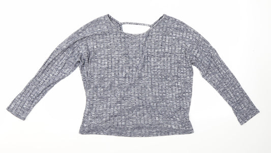 Womens UK Size M Matalan Blue Basic Blouse