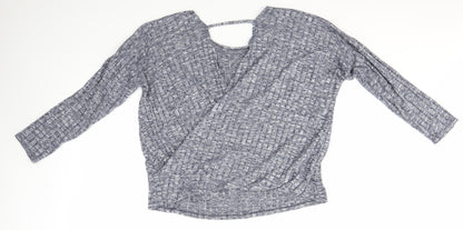 Womens UK Size M Matalan Blue Basic Blouse