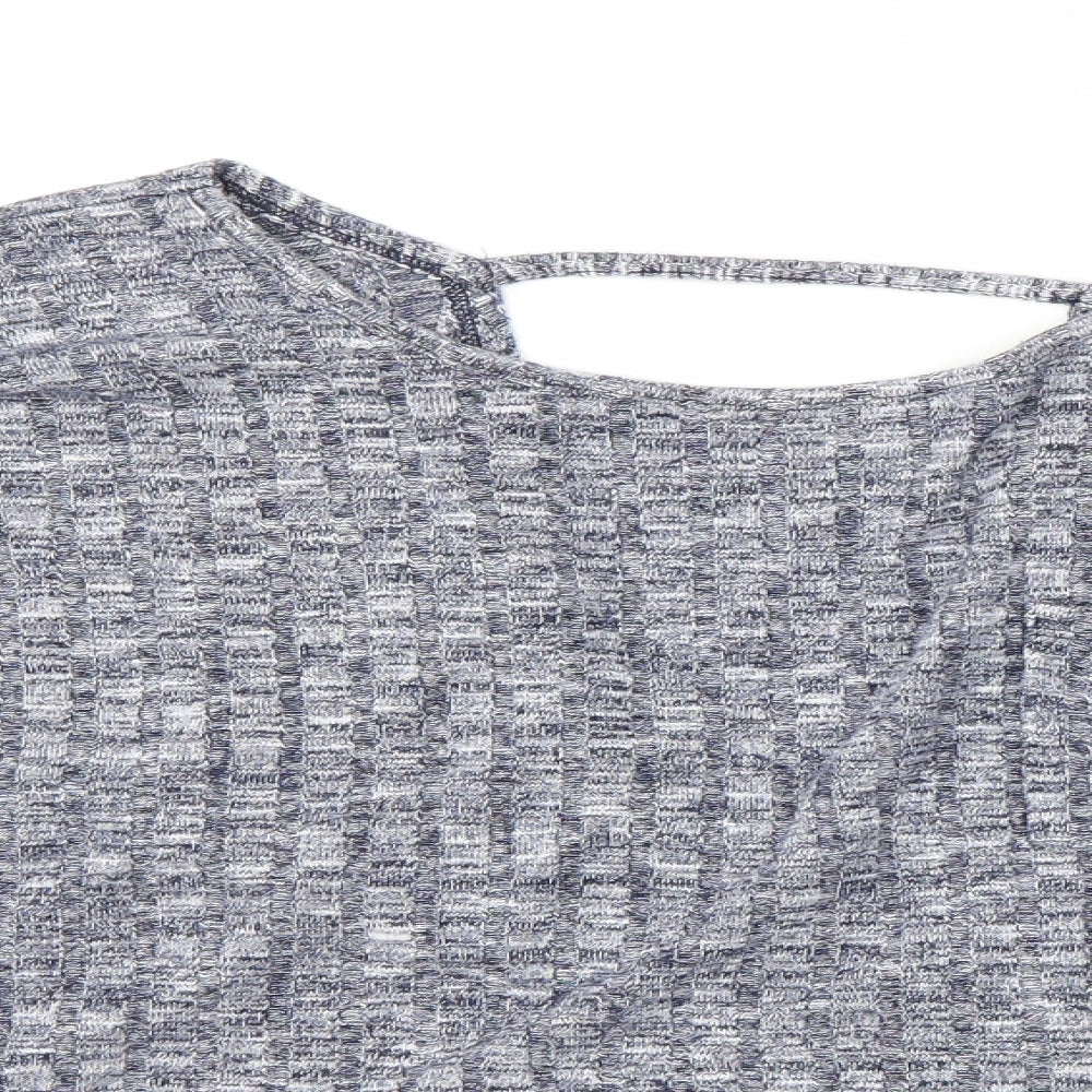 Womens UK Size M Matalan Blue Basic Blouse