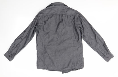 Primark Mens Grey    Button-Up Size S