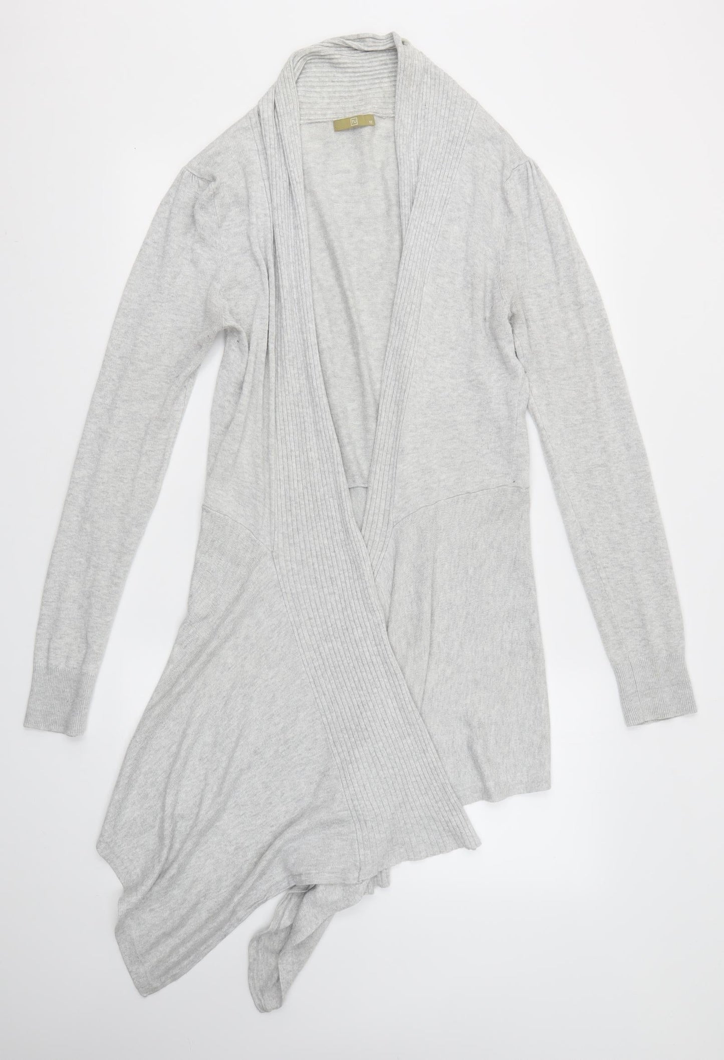 TU Womens Grey   Cardigan Jumper Size 12