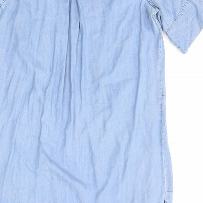WareDenim Womens Blue   Shirt Dress  Size 12