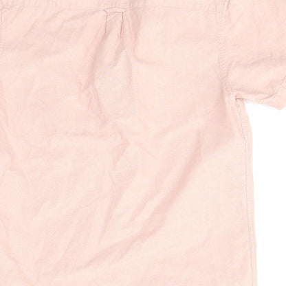 Primark Mens Pink    Button-Up Size S