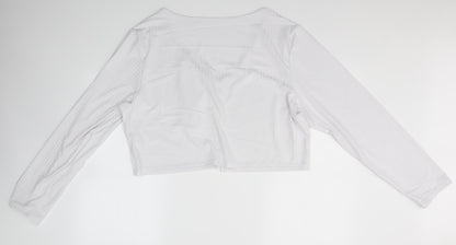 SheIn Womens White   Shrug Jumper Size 4XL