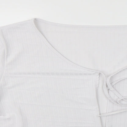 SheIn Womens White   Shrug Jumper Size 4XL