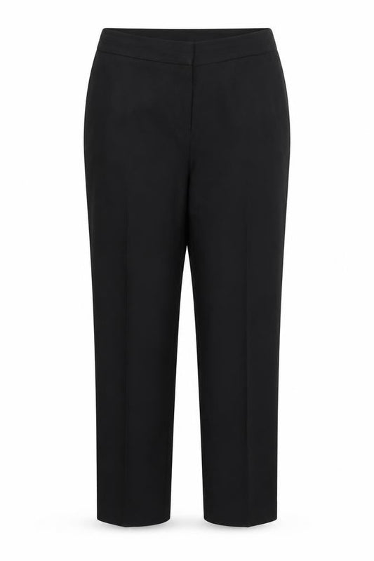 Womens UK Size 14 Bonmarché Regular Fit Dress Pants Black Trousers
