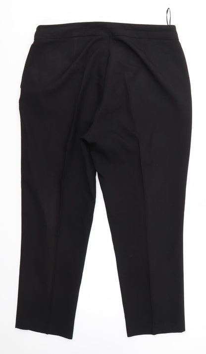 Bonmarché Womens Black   Dress Pants Trousers Size 14 L24 in