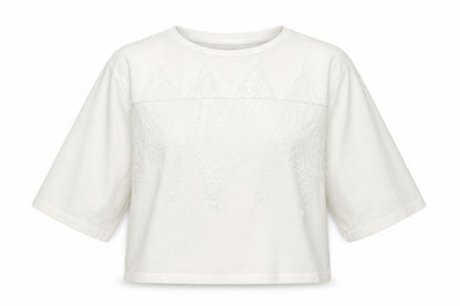 Womens UK Size 10 Topshop White Basic Blouse