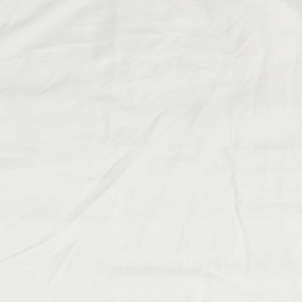 Womens UK Size 10 Topshop White Basic Blouse