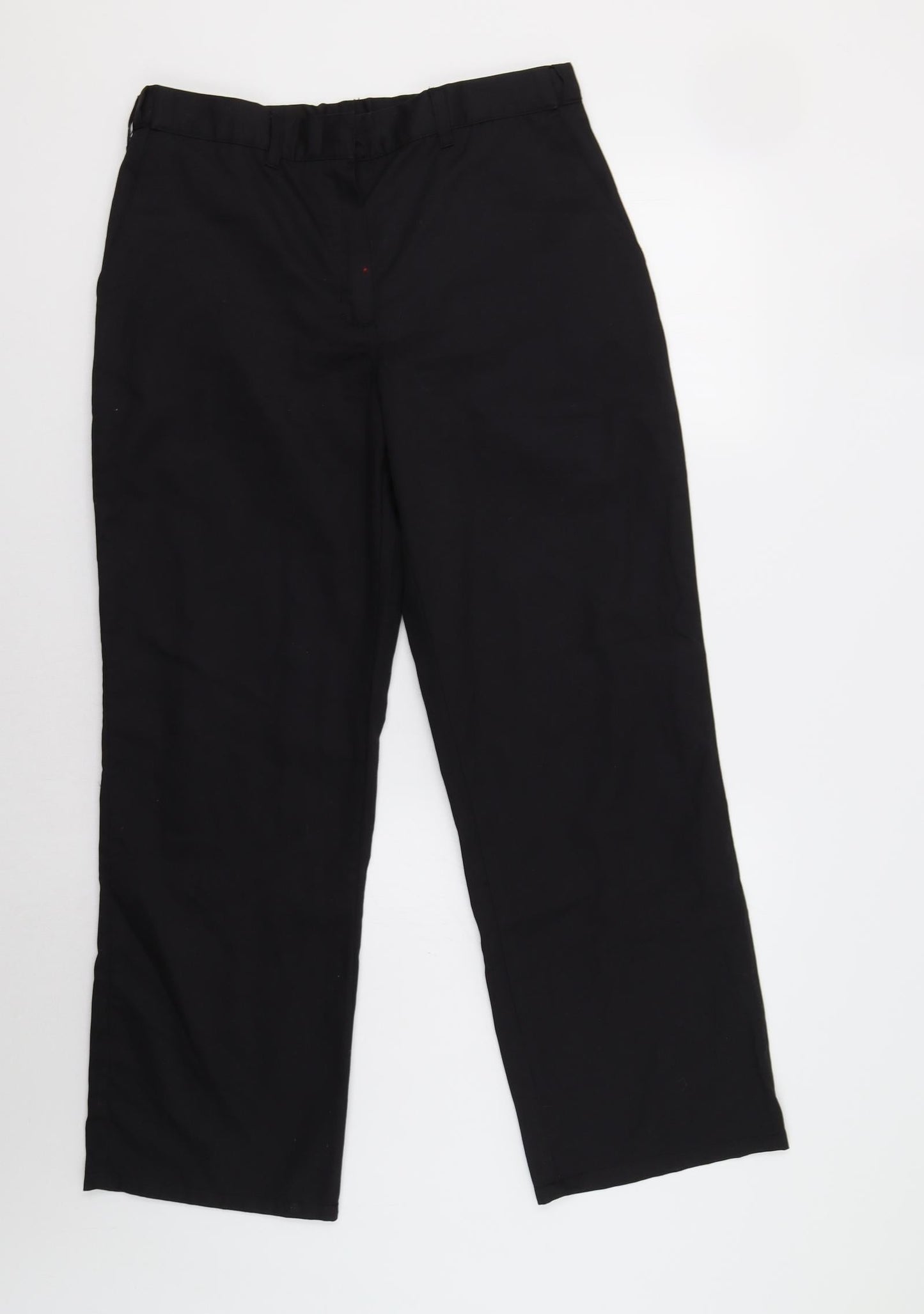 Womens UK Size 12 Alexandra Regular Fit Dress Pants Black Trousers