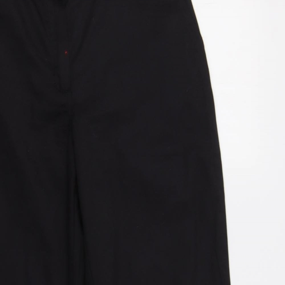 Womens UK Size 12 Alexandra Regular Fit Dress Pants Black Trousers