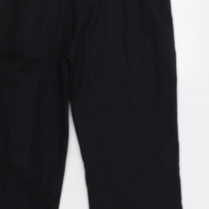 Womens UK Size 12 Alexandra Regular Fit Dress Pants Black Trousers