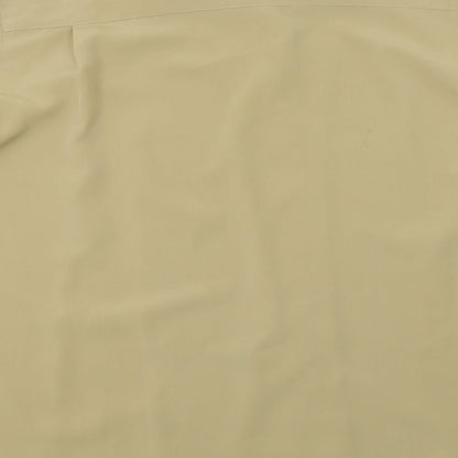 Womens UK Size 20 Classic Woman Yellow Basic Button-Up
