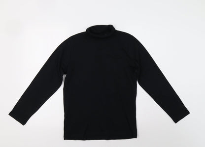 Isle Womens Black   Basic T-Shirt Size 10