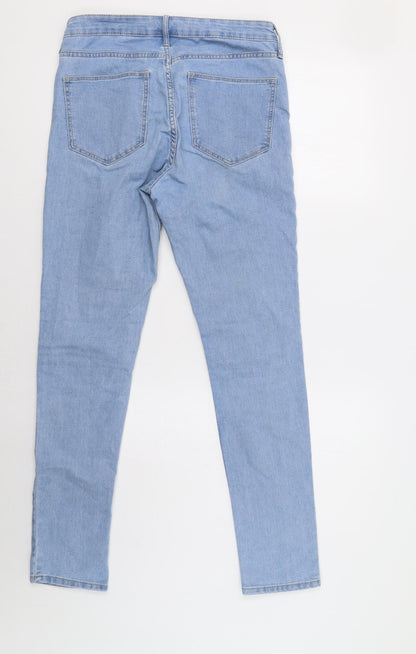 & Denim Womens Blue   Skinny Jeans Size 10 L29 in