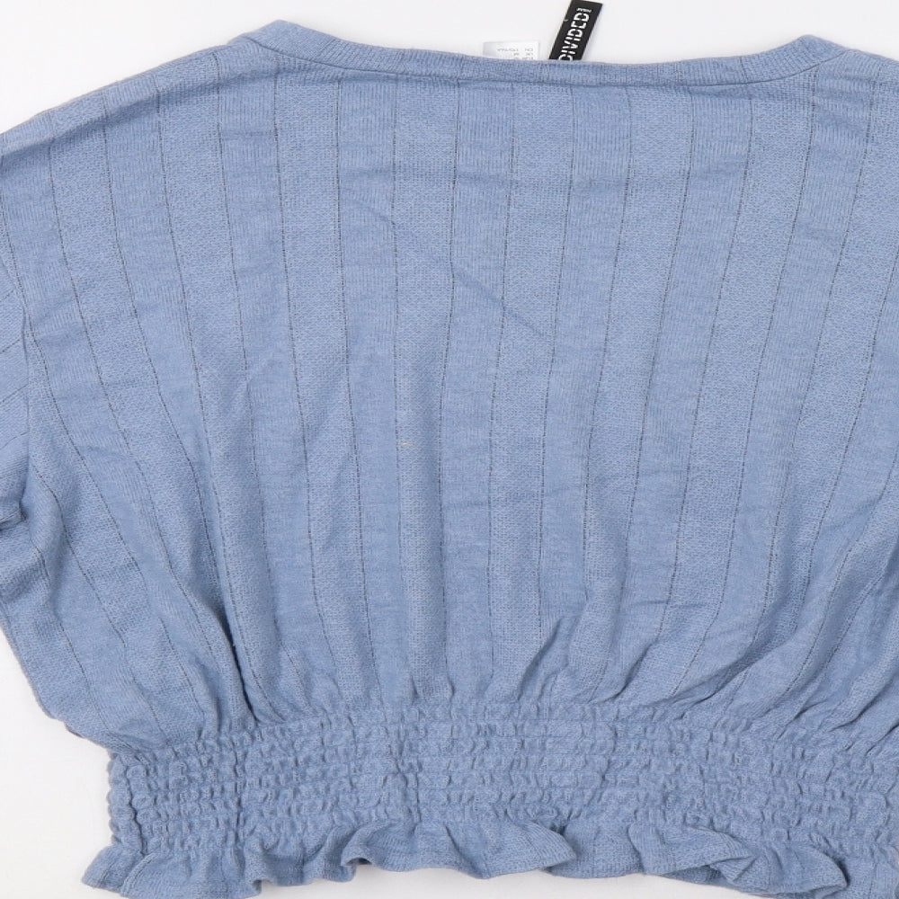 Womens UK Size M H&M Blue Pullover Jumper