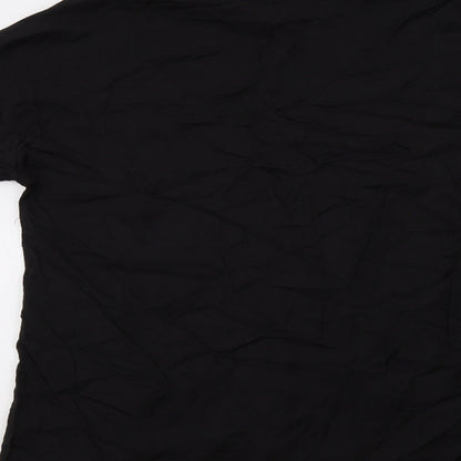 SheIn Womens Black   Tunic Button-Up Size 8