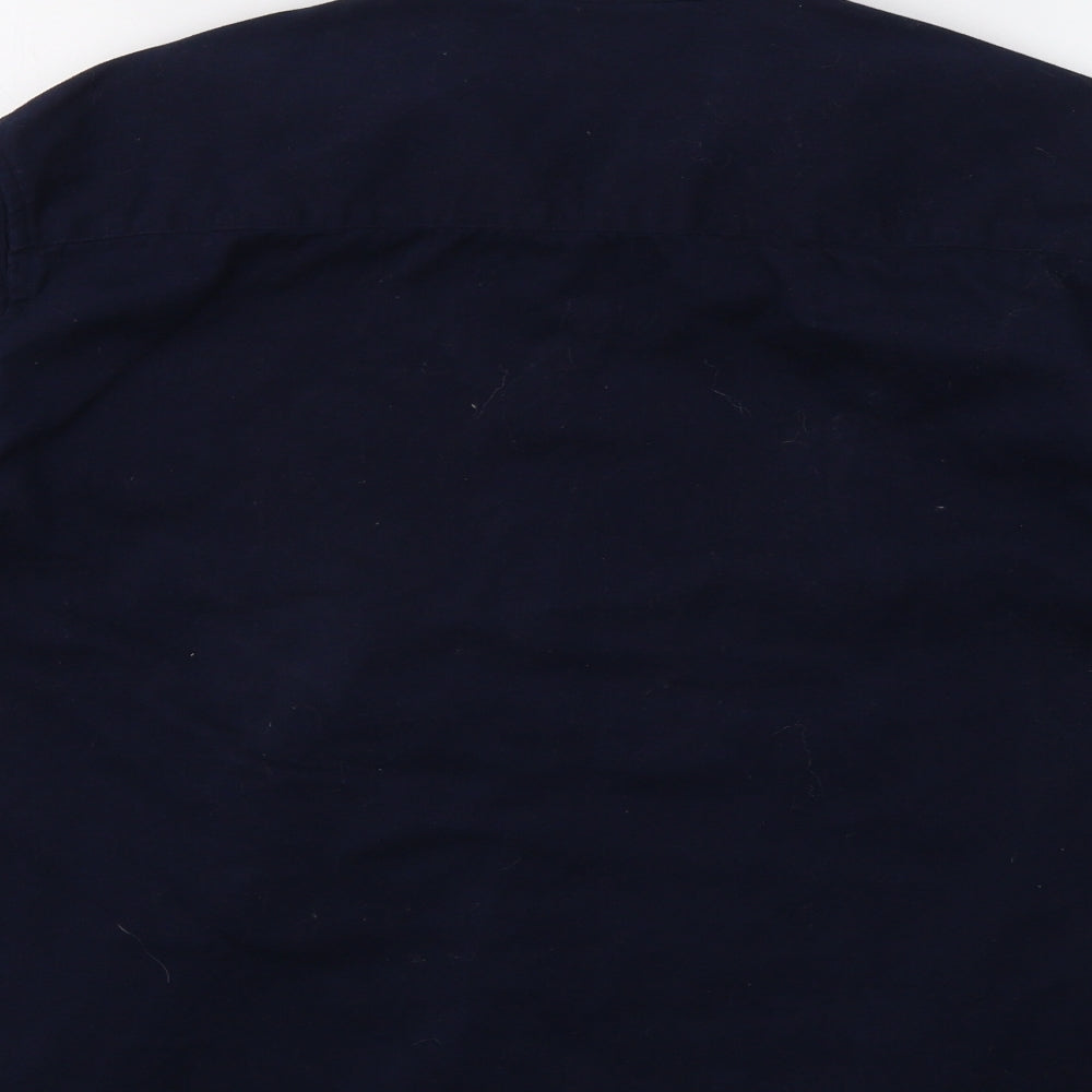 Mens UK Size M Originals Blue  Button-Up Long Sleeve Casual Shirt