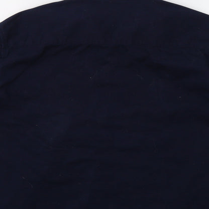 Mens UK Size M Originals Blue  Button-Up Long Sleeve Casual Shirt