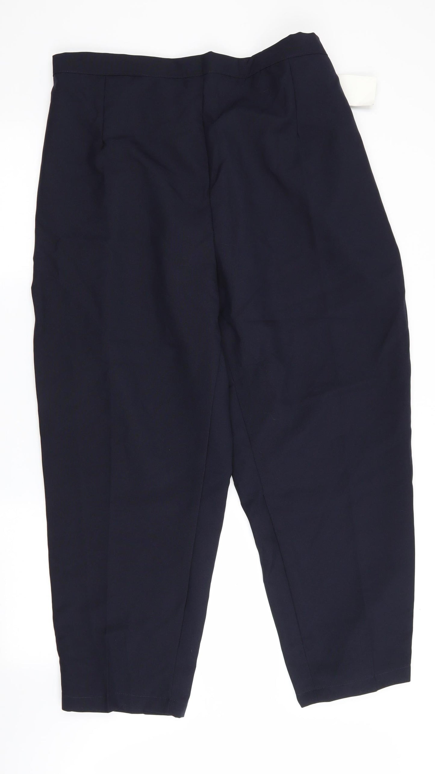 Femme Collection Womens Blue   Trousers  Size 30 L28 in - Back Elastication