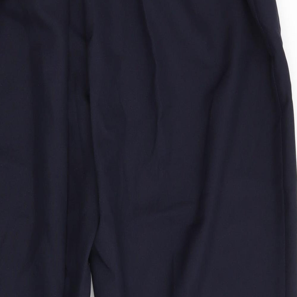 Femme Collection Womens Blue   Trousers  Size 30 L28 in - Back Elastication
