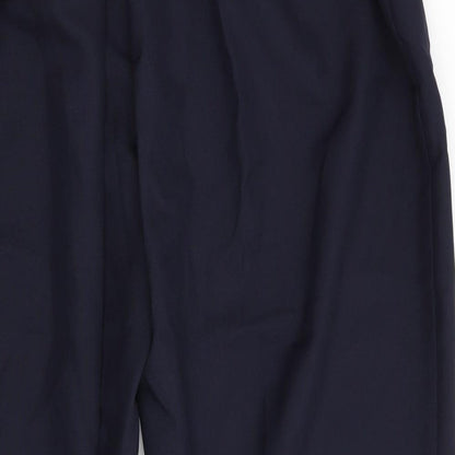 Femme Collection Womens Blue   Trousers  Size 30 L28 in - Back Elastication