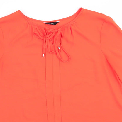 Womens UK Size 12 Florence and Fred Orange Tunic Blouse