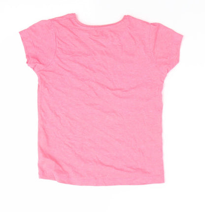 Young Dimension Girls Orange   Basic T-Shirt Size 6-7 Years  - You are my sunshine