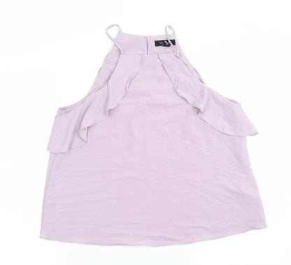 Womens UK Size 12 New Look Purple Camisole Blouse