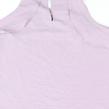 Womens UK Size 12 New Look Purple Camisole Blouse