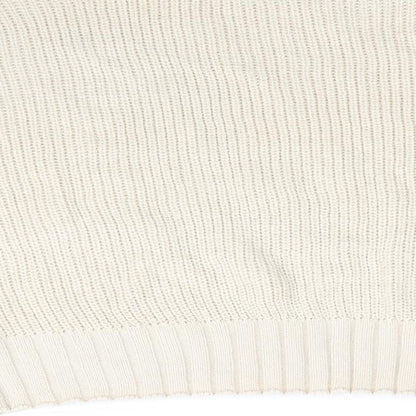 Womens UK Size M Nasty Gal Beige Pullover Jumper
