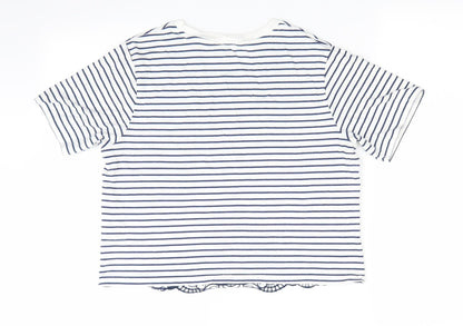 Womens UK Size 10 Miss Selfridge Blue Tunic T-Shirt