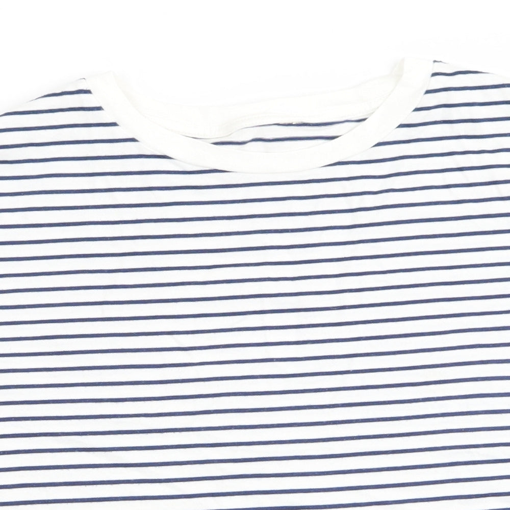Womens UK Size 10 Miss Selfridge Blue Tunic T-Shirt