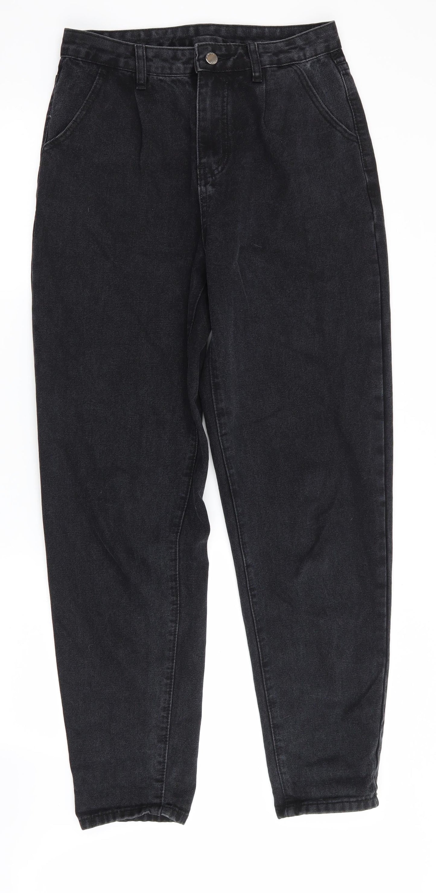 SheIn Womens Black   Straight Jeans Size S L30 in