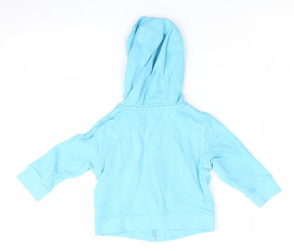 George Boys Blue   Full Zip Jumper Size 6-9 Months  - Hoodie