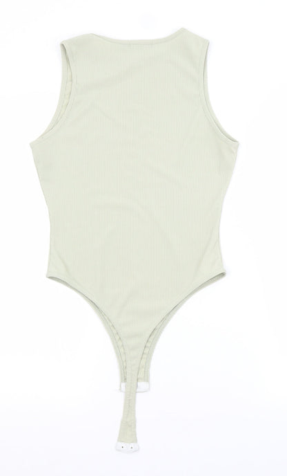 Boohoo Womens Green   Unitard One-Piece Size 12