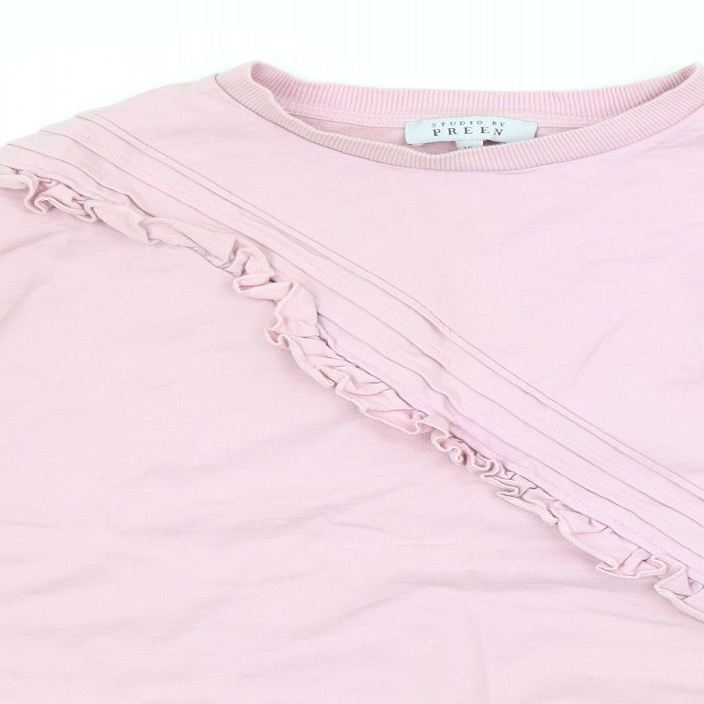 Womens UK Size 12 Studio Pink Pullover Jumper