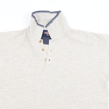 Lee Cooper Mens Beige    Polo Size S
