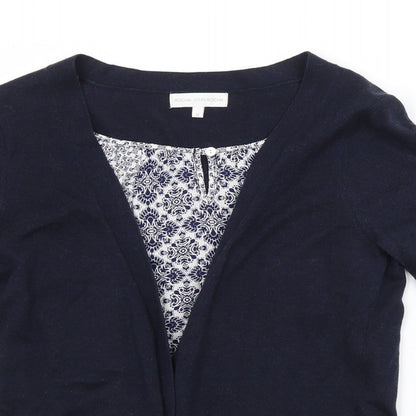 Womens UK Size 12 RJR.John Rocha Blue Cardigan Jumper