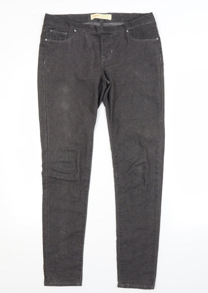 DENIM CO. Womens Grey   Jegging Jeans Size 10 L29 in