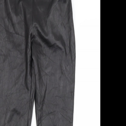 NA-KD Womens Black   Trousers  Size 10 L26 in