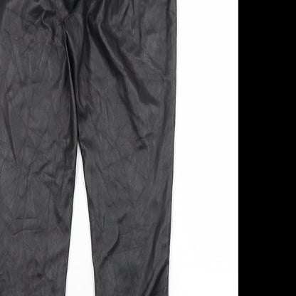 NA-KD Womens Black   Trousers  Size 10 L26 in