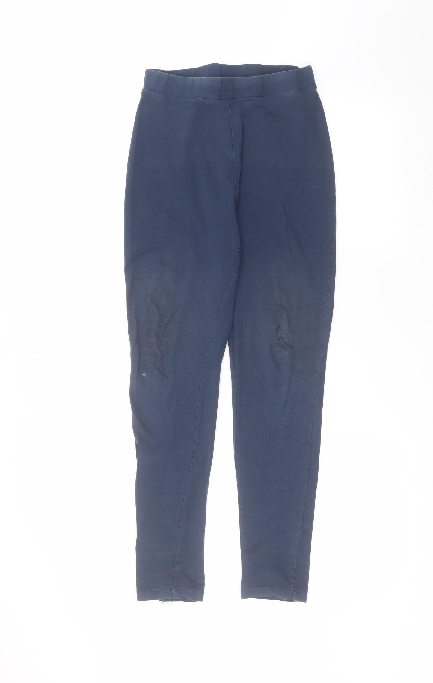 Womens UK Size M M&Co Regular Fit Sweatpants Blue Trousers