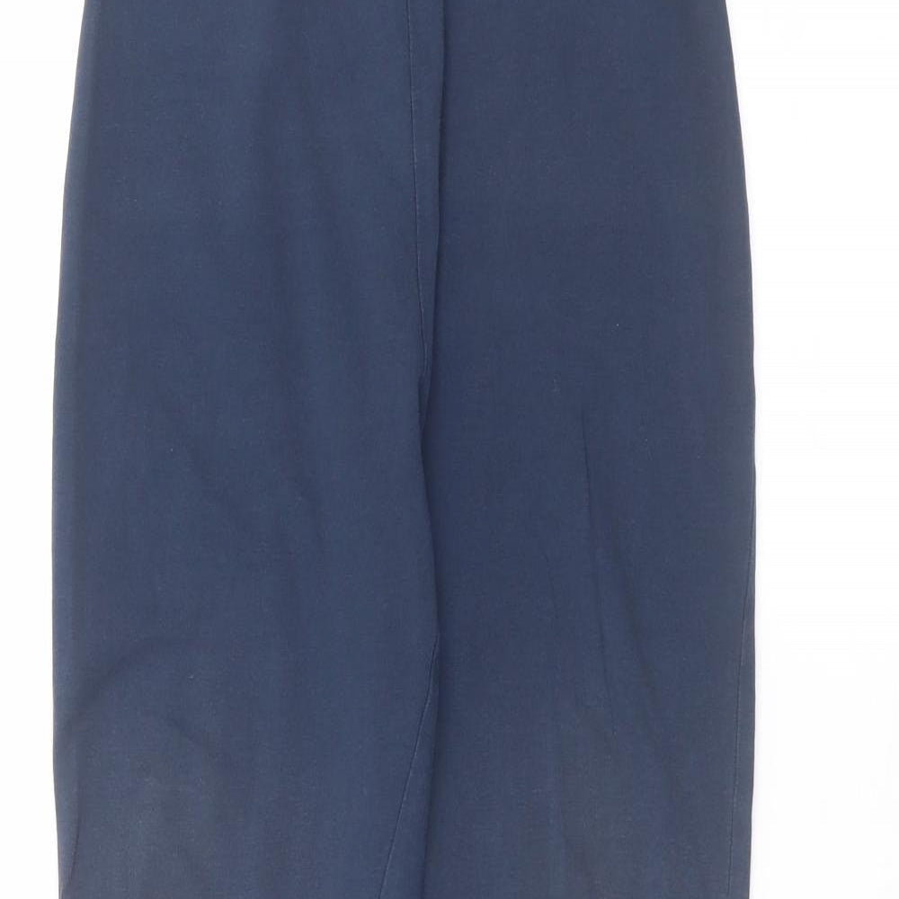 Womens UK Size M M&Co Regular Fit Sweatpants Blue Trousers