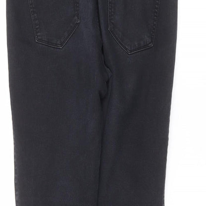 Denim & Co. Womens Black   Jegging Jeans Size 12 L26 in