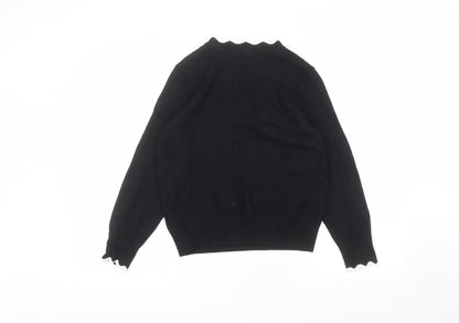 Womens UK Size S H&M Black Pullover Jumper