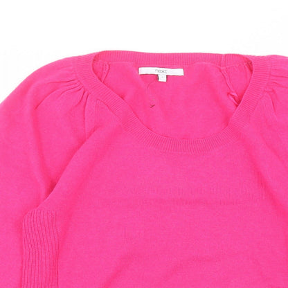 Womens UK Size S NEXT Pink Basic T-Shirt